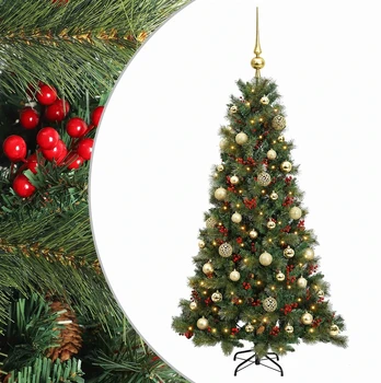 Dirbtinė kalėdinė eglutė su rutuliuku 150 cm 150 LED