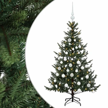 Dirbtinė kalėdinė eglutė su rutuliuku 150 cm 150 LED