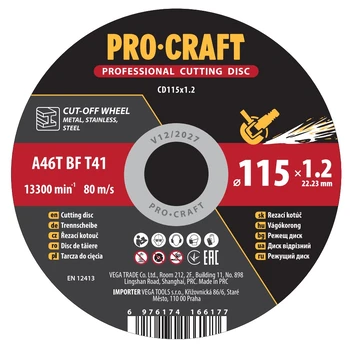 Pjovimo diskas „ProCraft CD115x1.2”