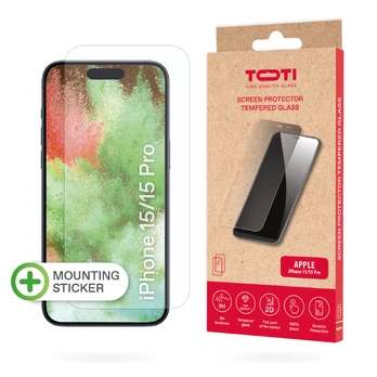 Apsauginis stiklas Toti iPhone 15/15 Pro