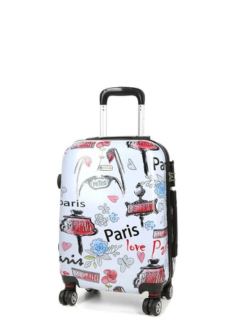Mažas lagaminas Airtex Paris 809/20, S, baltas