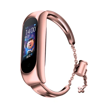 Išmaniosios apyrankės Xiaomi Mi Smart 3/4/5/6 dirželis, Rožinės spalvos