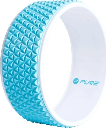Pure2Improve Yoga-Rad 34 cm Blau und Weiß