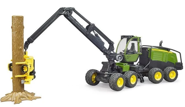 BRUDER medkirtė John Deere 1270G su rąstu, 02135
