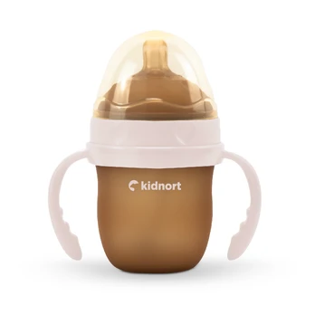 Kidnort Eple Soft Blush Silikoninis maitinimo buteliukas 150 ml