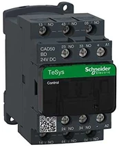 Schneider pagalbinis kontaktorius 10A 5NO 0R 24V DC (CAD50BD)