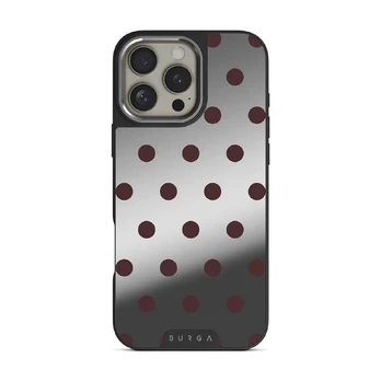 Aqua Mocha - iPhone 16 Pro Case, Elite Mirror Dark (MagSafe) / Silver