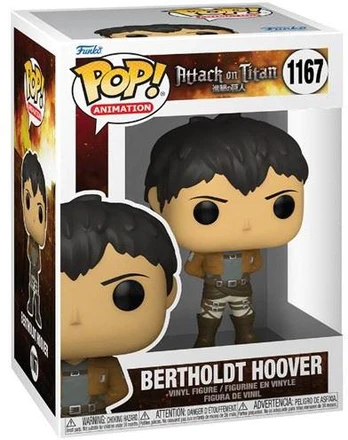Figūrėlė Funko POP! Attack on titan Bertholdt Hoover