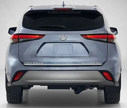 "Toyota Highlander 2020+ CHROME LABELIS ant LAP