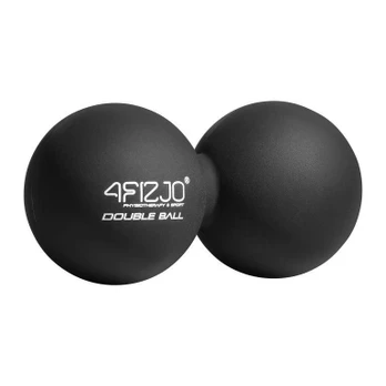 4Fizjo Dvigubas masažo kamuoliukas DOUBLE BALL juodas