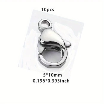Papuošalų užsegimai, 5*10mm
