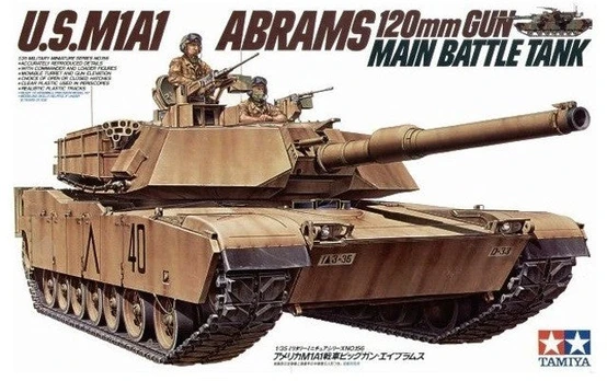 Tamiya - U.S. M1A1 Abrams, 1/35, 35156