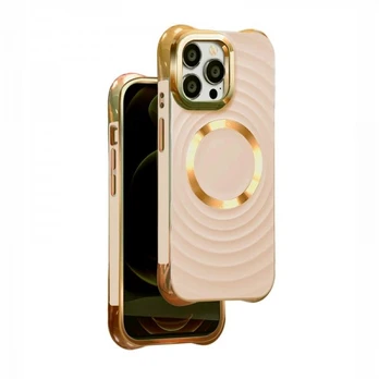 Dėklas Circle Glam Mag case for iPhone 14 Pro 6,1' pink
