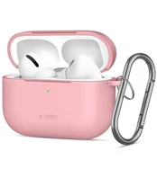 Rožinis dėklas Apple Airpods Pro 3 ausinėms "Tech-Protect Silicone Hook"
