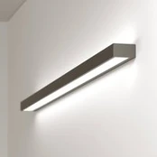 "Mera" LED sieninis šviestuvas, plotis 120 cm, juodas, 4000K