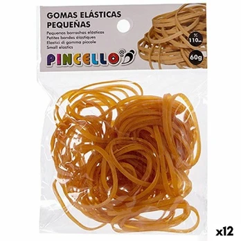 Pincello Elastinės juostos Geltona (12 vnt.)