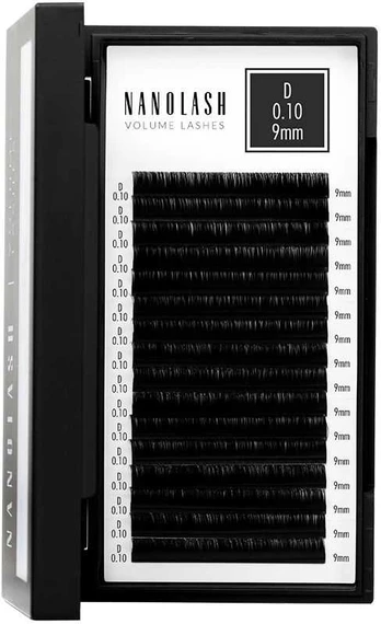 Nanolash VOLUME LASHES false eyelashes 0.10 D #9 mm 1 u