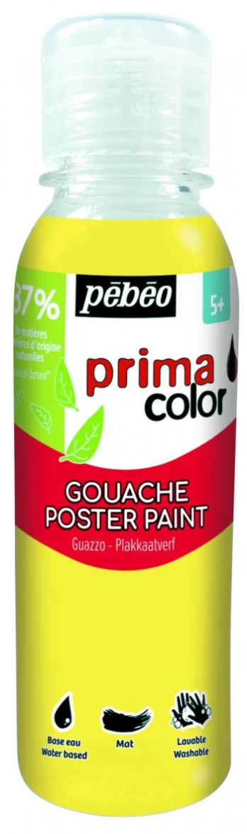 Meninis guašas PEBEO, geltonos sp., 150 ml