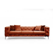 Trivietė sofa Como-Orange Oranžinė kaina
