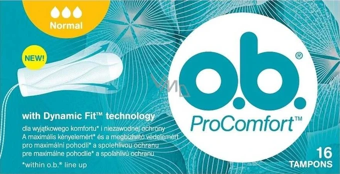 O.B ProComfort Normal tamponai x16