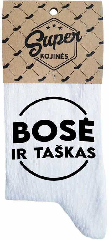 Moteriškos kojinės "Bosė ir taškas"