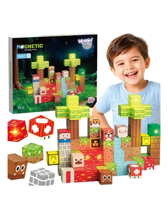 WOOPIE Magnetic Building Blocks Forest 75 pcs.