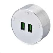 Viking Technology Viking lizdo modulis A50, 2x USB-A, sidabrinė