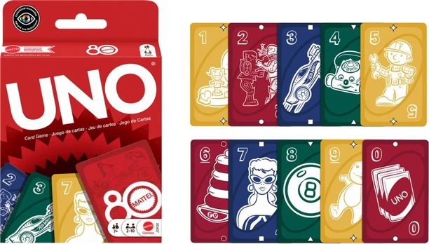 Mattel UNO kortos MATTEL 80 (JGK30)