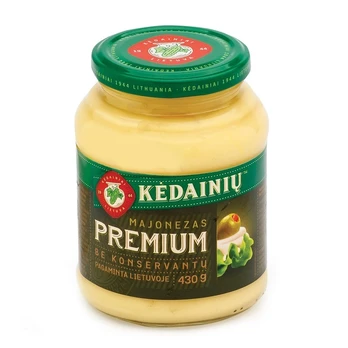 Majonezas PREMIUM, 62% rieb., 430 g