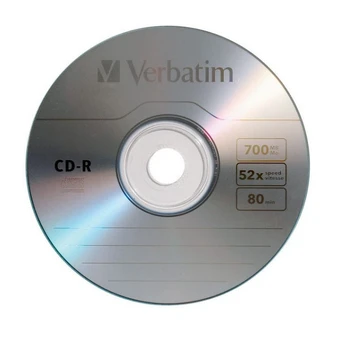 Diskas Verbatim CD-R 700MB 52x + vokas
