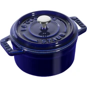 Staub Mini Round Cast Iron Pot - 250 ml, Blue kaina