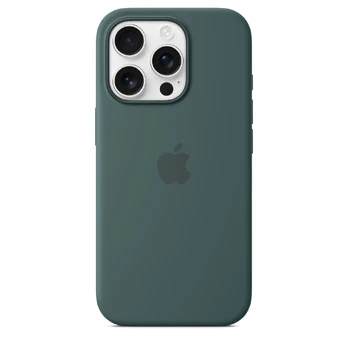 Dėklas iPhone 16 Pro Silicone Case with MagSafe - Lake Green