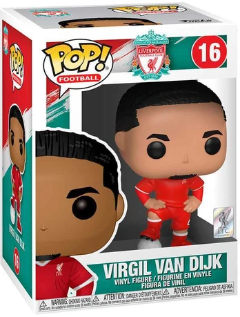 FUNKO POP! Vinilinė figūrėlė: Liverpool - Virgil Van Dijk, 9 cm