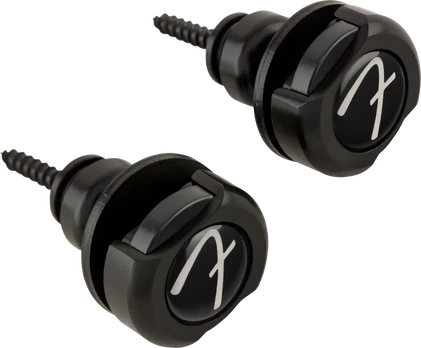 Gitaros diržo užraktai Fender Infinity Locks juodi