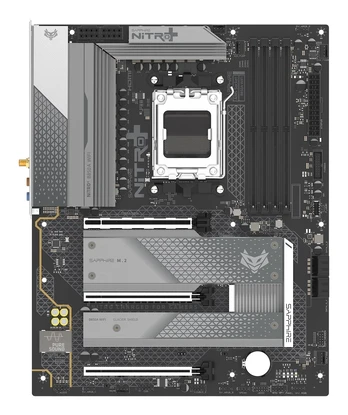 Sapphire NITRO+ B850A WIFI 7 AMD B850 AM5 lizdas „micro ATX“