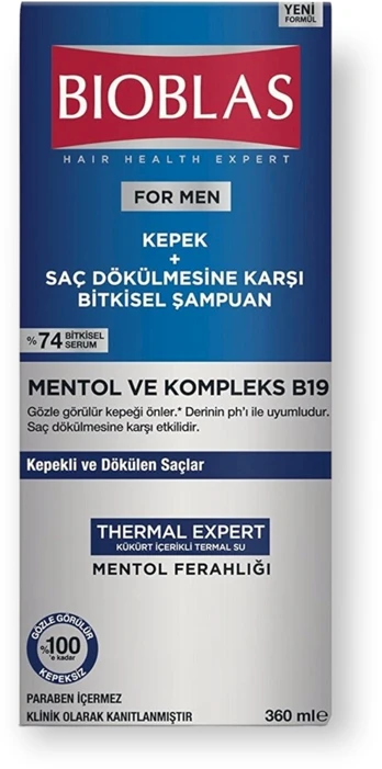 Šampūnas Nusuk Bioblas Thermal Expert, 360 ml