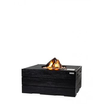 Dujinis lauko šildytuvas Happy Cocooning Caccon Table Teak Black