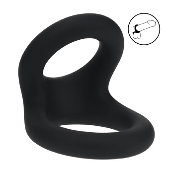 LEVELZ Double O Silicone Dual Ring S Black - Ergonomic Silicone System