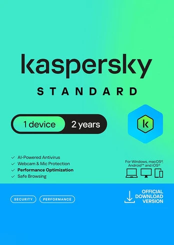 Kaspersky Standard (2 Years / 1 Device) Key UNITED KINGDOM/IRELAND