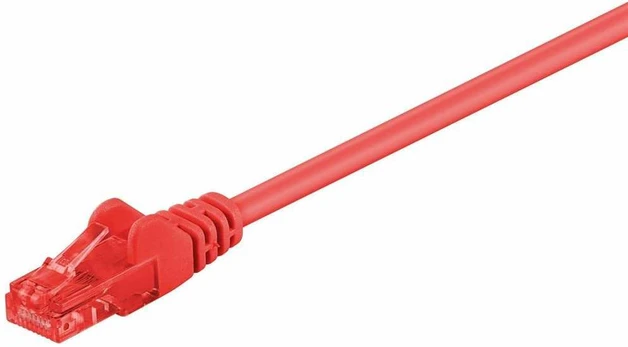 Goobay Kabelis LAN Patchcord CAT 6 U/UTP Raudonas 1,5m