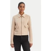Morgan Dirbtinės odos striukė 261-GELATO Smėlio Slim Fit