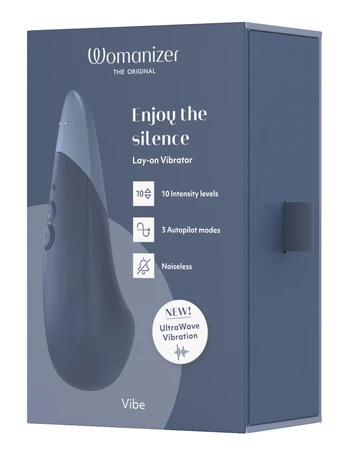 Womanizer Vibe Dark Blue klitorinis vibratorius