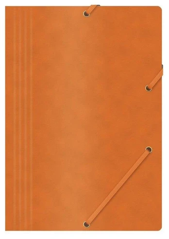 Aplankalas su guma, A4, 390gms, oranžinis
