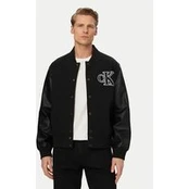 Calvin Klein Jeans Bomber striukė LV04RF407G Juoda Regular Fit
