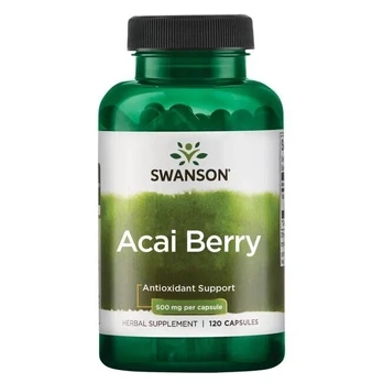 SWANSON Acai Uogų Ekstraktas 500mg - 120 kaps.