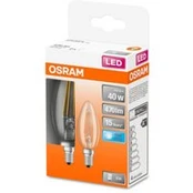 OSRAM Classic B LED lempa E14 4W 4000K skaidri 2 vnt