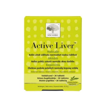 Kepenims NEW NORDIC ACTIVE LIVER, 30 tab.