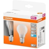 OSRAM Classic A LED lempa E27 7,5W 4000K matinė 2 vnt