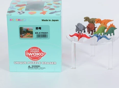 IWAKO trintukai – dėlionės „Dinosaurs”, 60 vnt. Mix