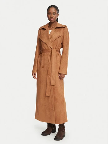 Bardot Trenčas Kira Suede 57053JB4 Ruda Regular Fit